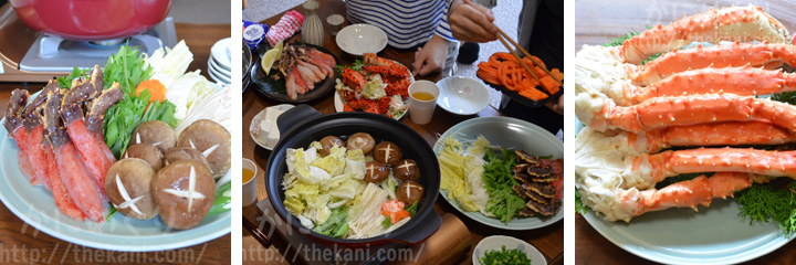 主婦がカニを食べ比べ